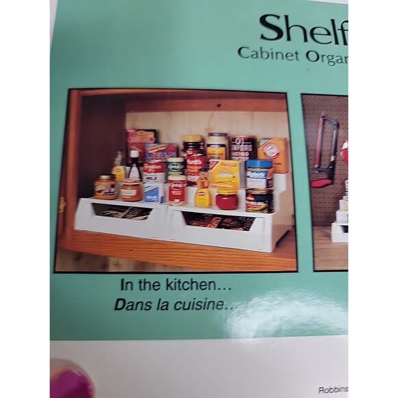 Vintage Kitchen Art Gourmet Line Shelf N Store Pull Out Drawer White New W Box - Picture 6 of 11